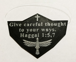 Haggai 1:5 Plate